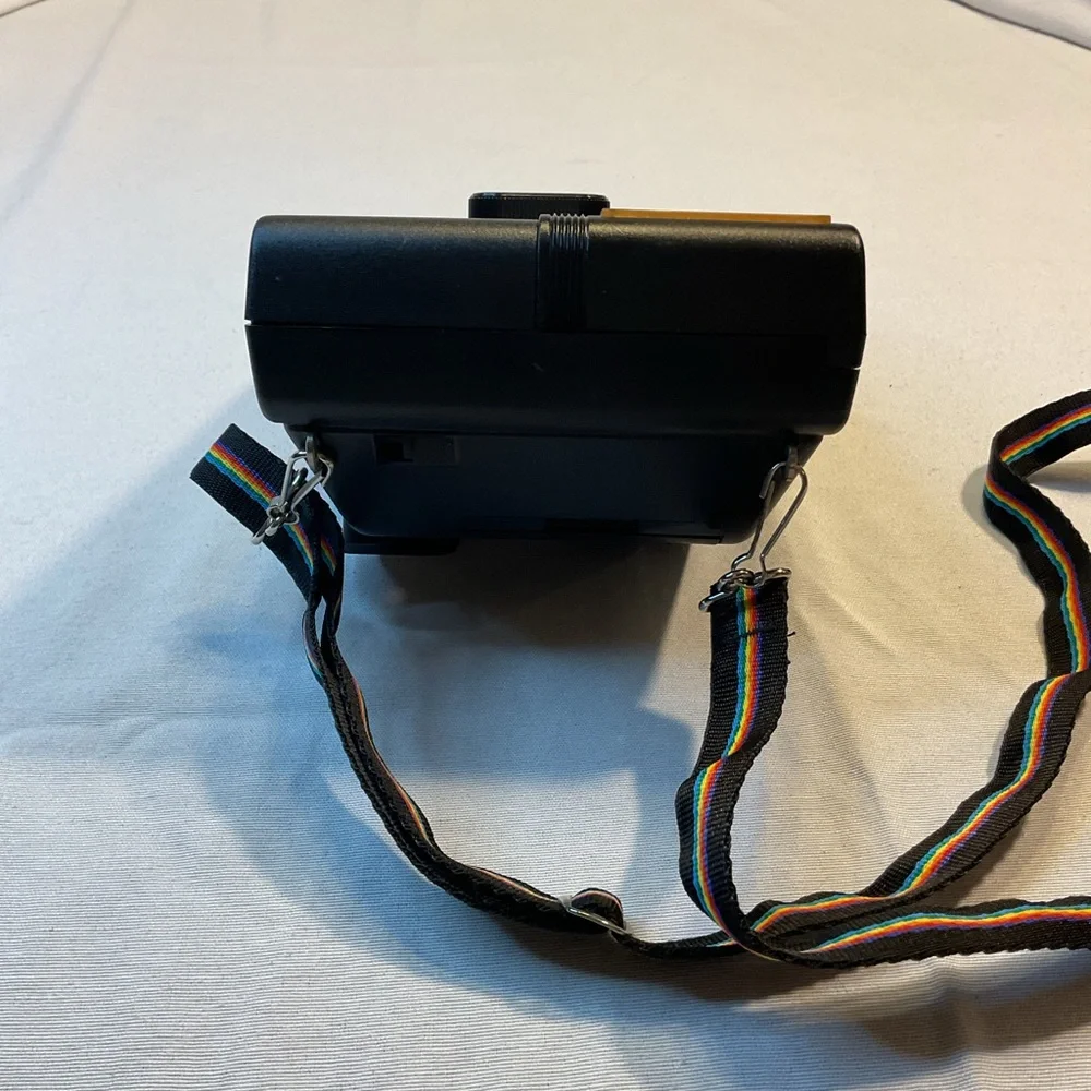 Kodiac Colorburst 250 Slide Flash Bulb, Colorful Neck Strap Camera Vintage Retro